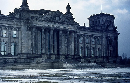 Le Reichstag, hiver 1973 (Photo C. Rau)