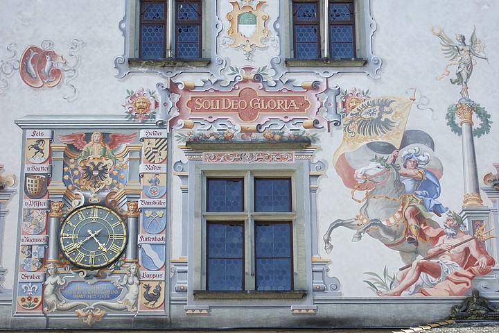 Fresques de l'Hôtel de ville de Lindau