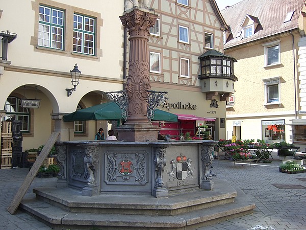 Place centrale du vieux Sigmaringen