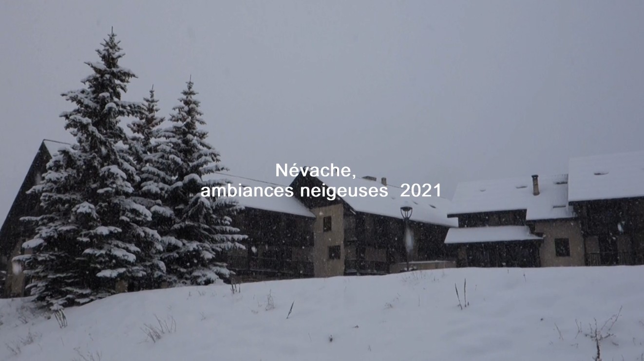 Vidéo Hiver 2021 Névache, ambiances de neige ( C. Rau)