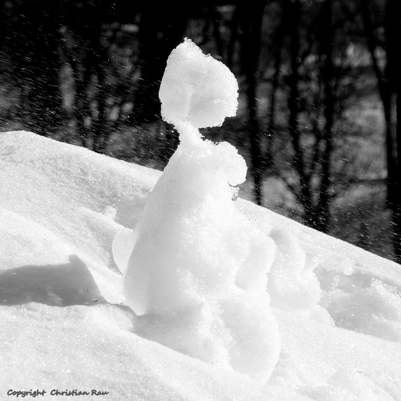 Poupée de neige à Ville Haute - © Christian Rau 02/2018