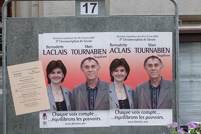 Un couple prédestiné à Chambéry, mai 2007... (Photo C. Rau)