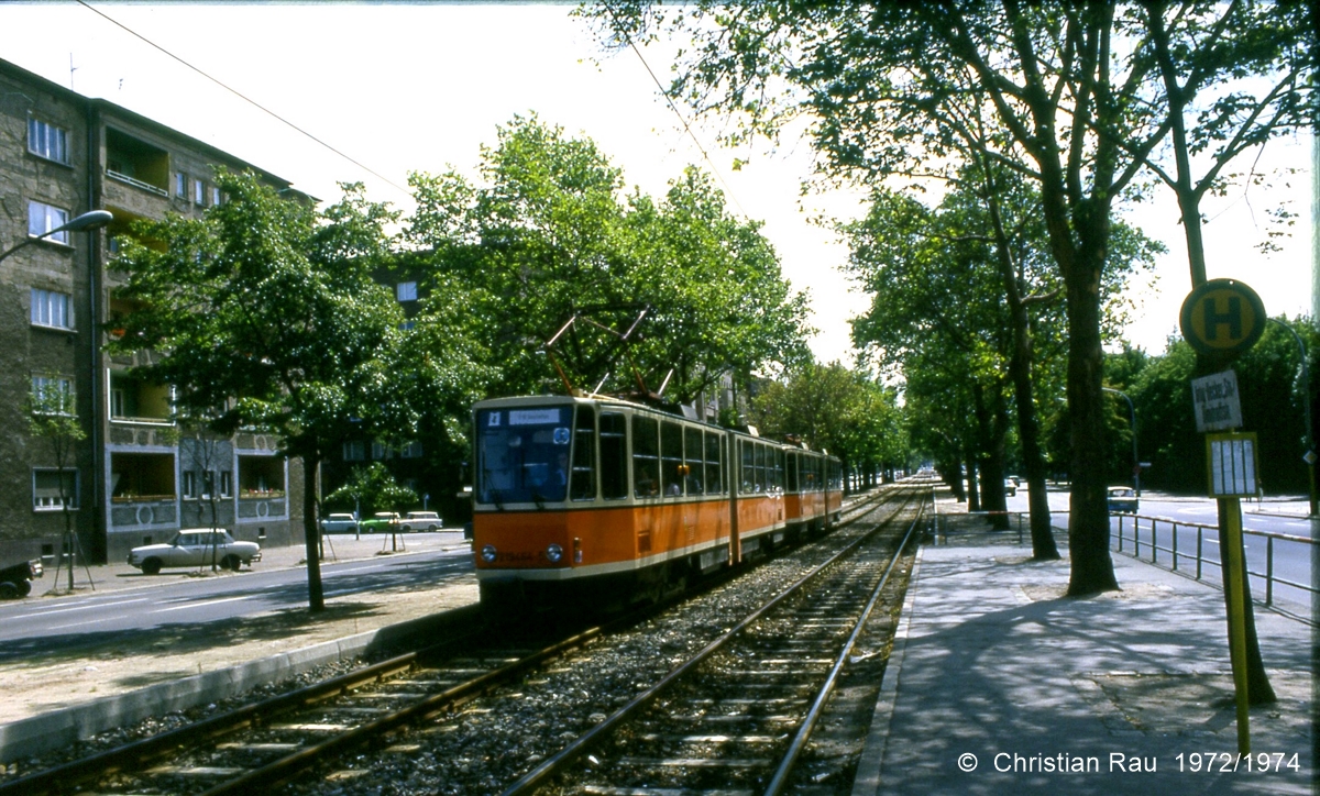 Tramway, rue Dimitrov, été 1987.