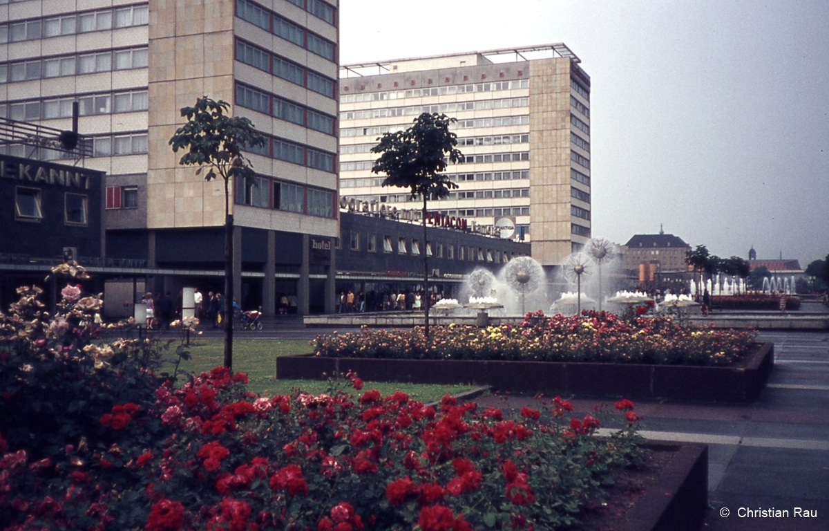 Dresde - Quartier neuf dans le centre, en 1973 - C. Rau