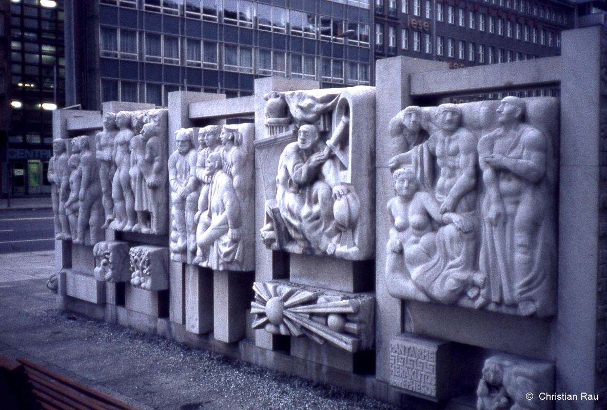 Sculptures du réalisme soviétique - Karl-Marx-Stadt (Chemnitz) 1973 - C. Rau