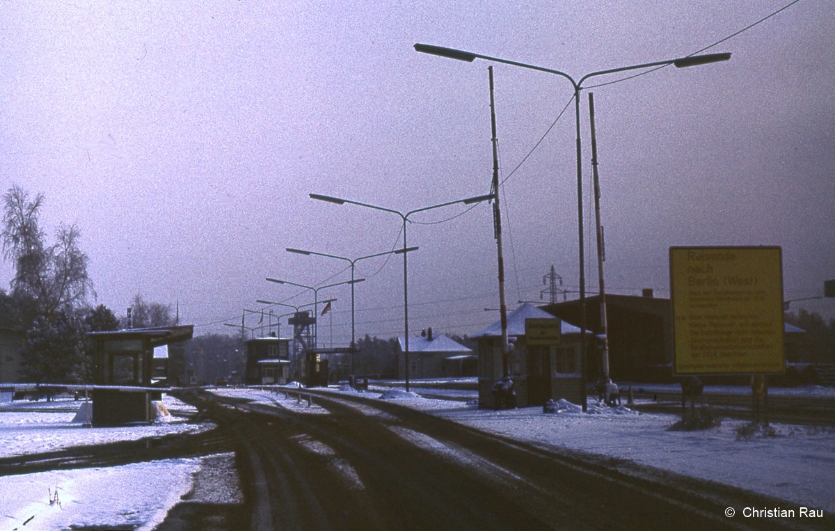 Le Rideau de Fer - passage de Marienborn - CR 1974
