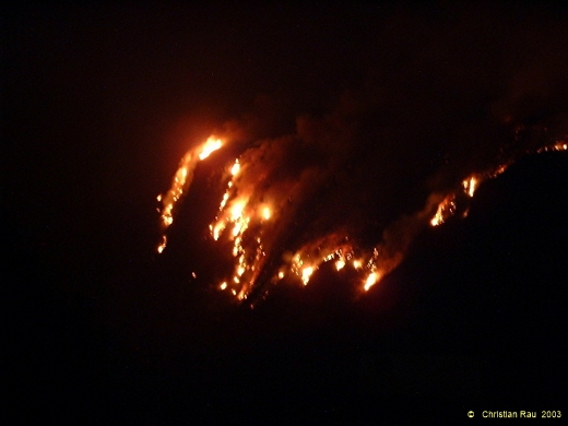 Incendie du Néron, 5 août 2020