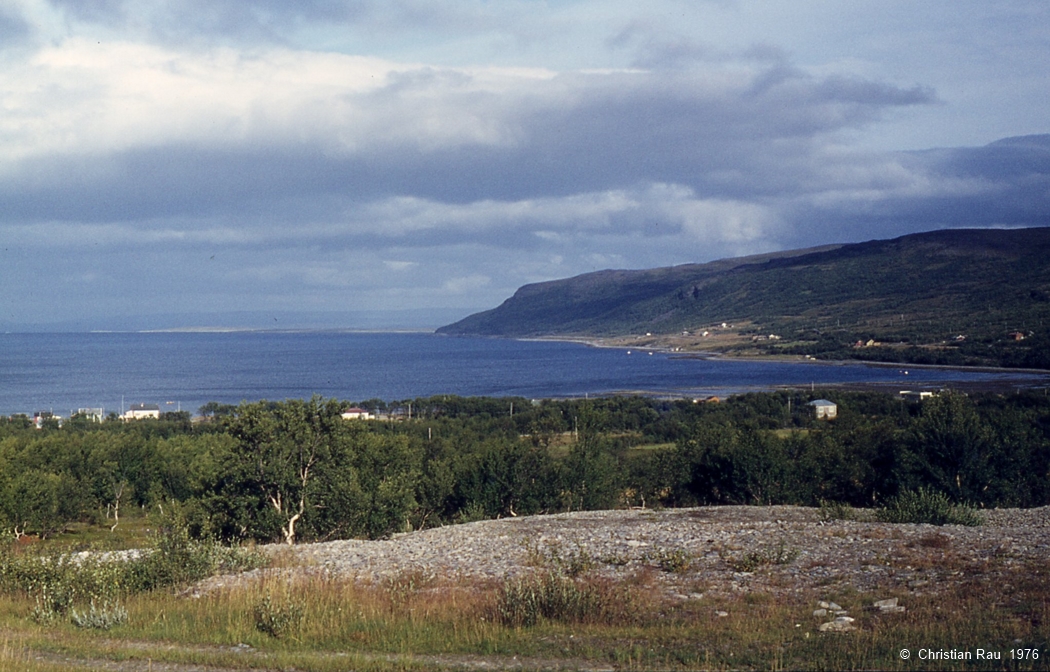 Olderfjord - Fjord de Porsanger - où s'embranche la route du Cap Nord.