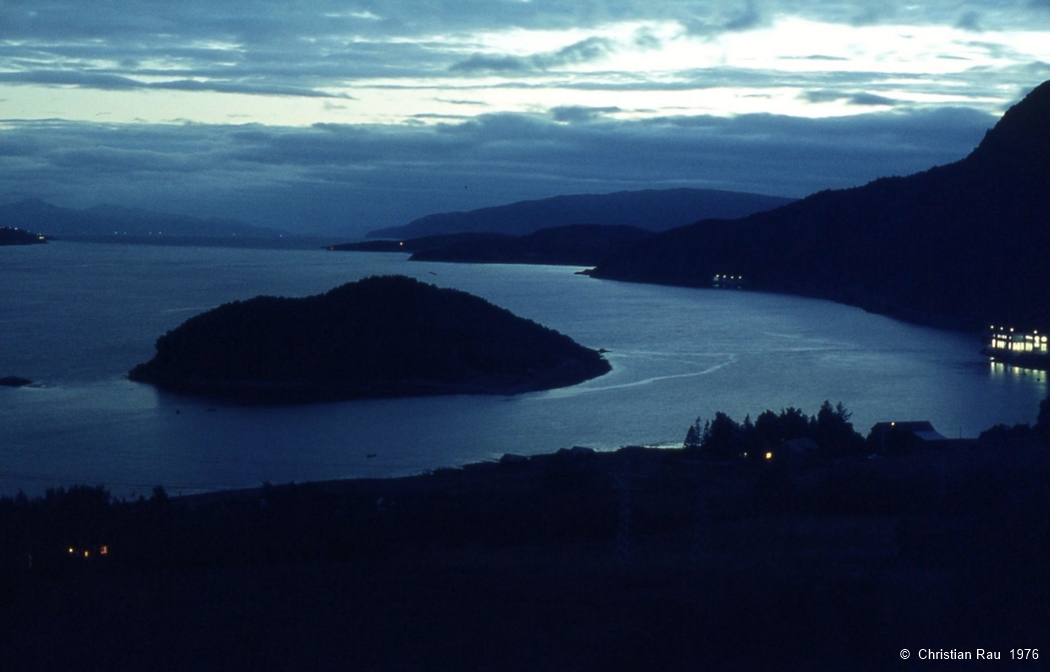 Ofotfjord, à l'est de Narvik