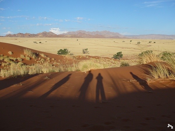 Coucher du soleil sur la dune Elim à Sesriem