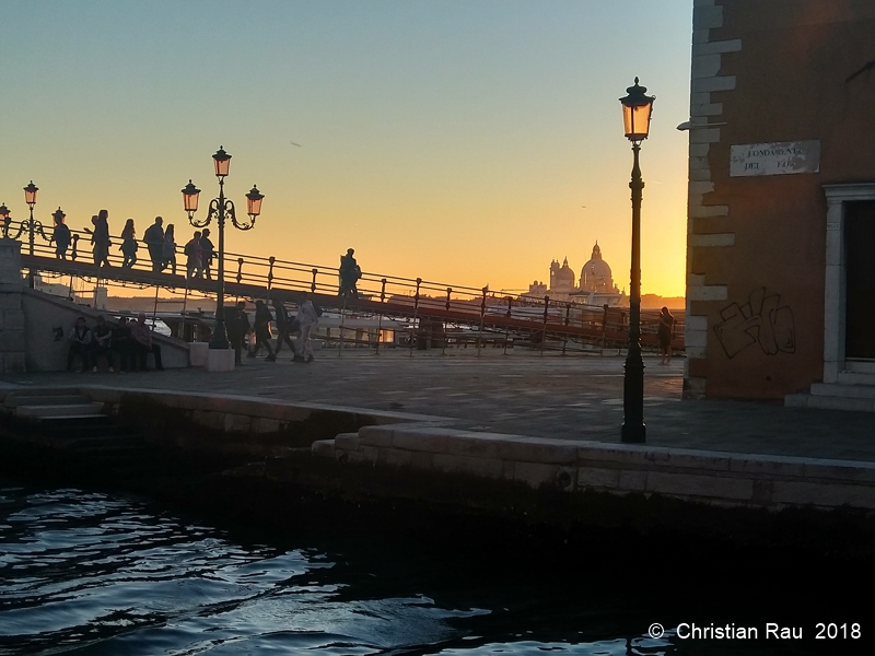 Coucher de soleil sur le Canal de San Marco