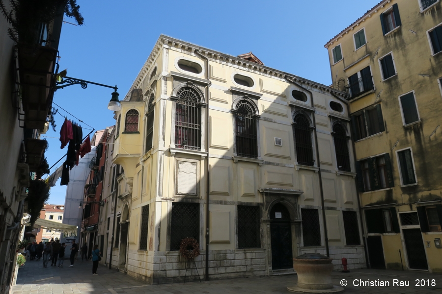 La synagogue Scuola Levantina (Ghetto - Cannaregio)