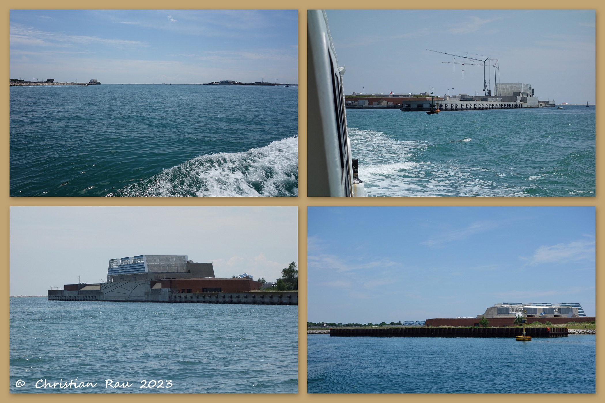 Les centres de commande du barrage Mose, destiné à protéger Venise des plus hautes marées