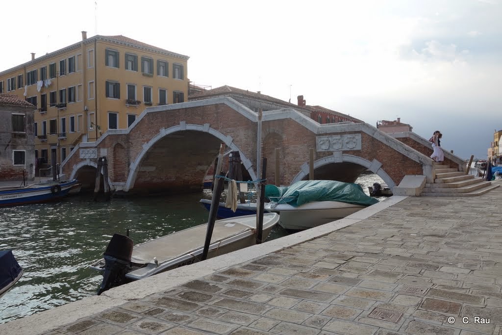 Le pont "aux trois arches" du canal du Cannaregio