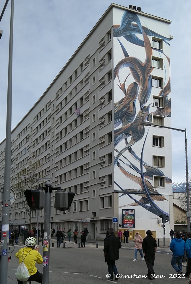 Street art à Grenoble (grands boulevards) - mars 2023 - CR