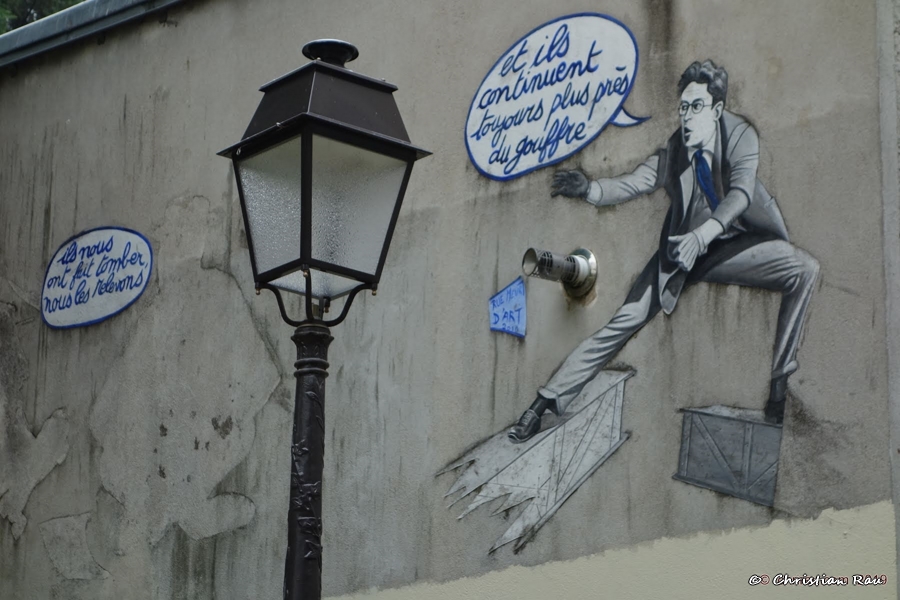 Street Art à Paris (18e) - C. Rau,  mai 2019