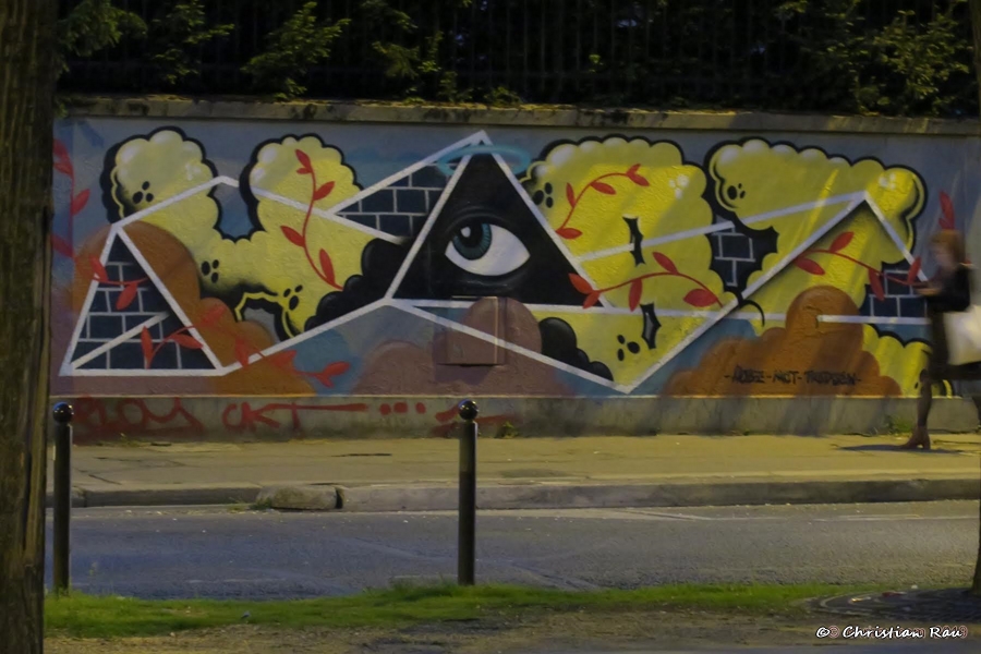 Street Art à Paris (20e) - C. Rau,  mai 2019