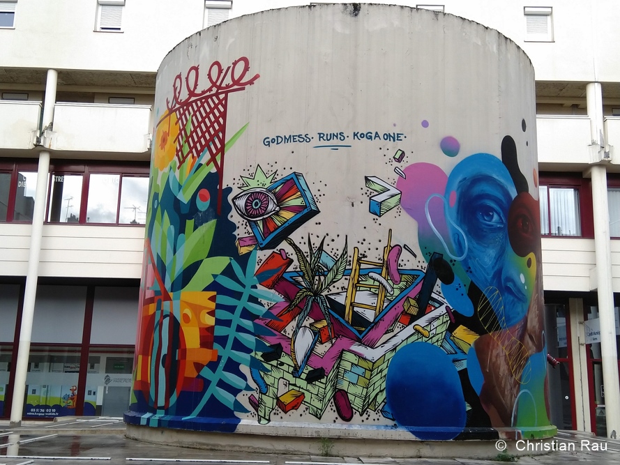 Street art  à Reims  - Copyright  C. Rau  2019