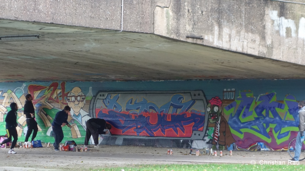 Street art  à Reims  - Copyright  C. Rau  2017