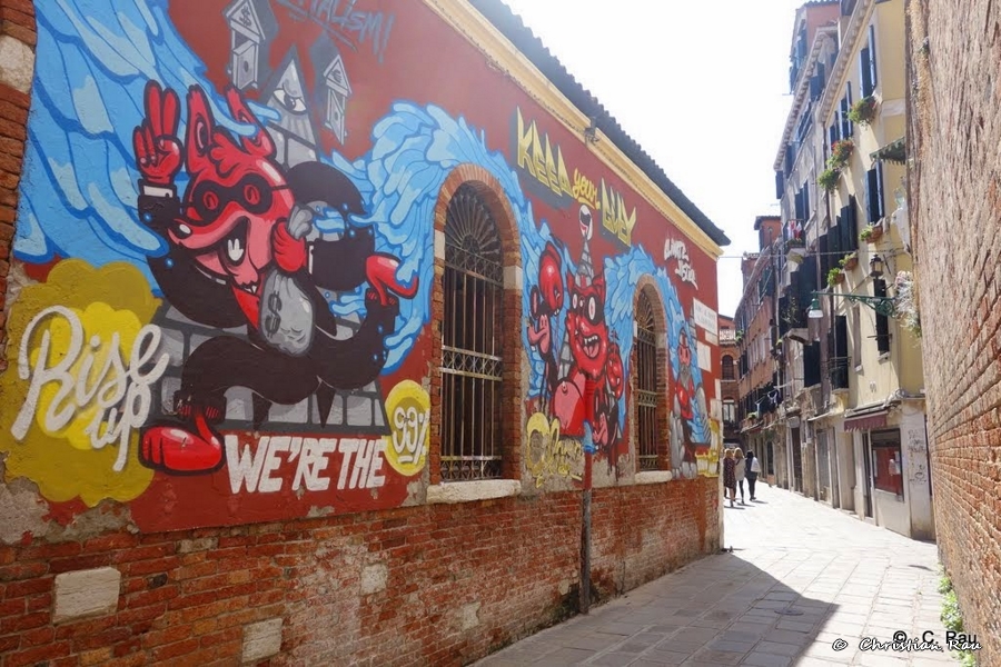 Street  Art à Venise (Castello)  - C. Rau ,  novembre 2014