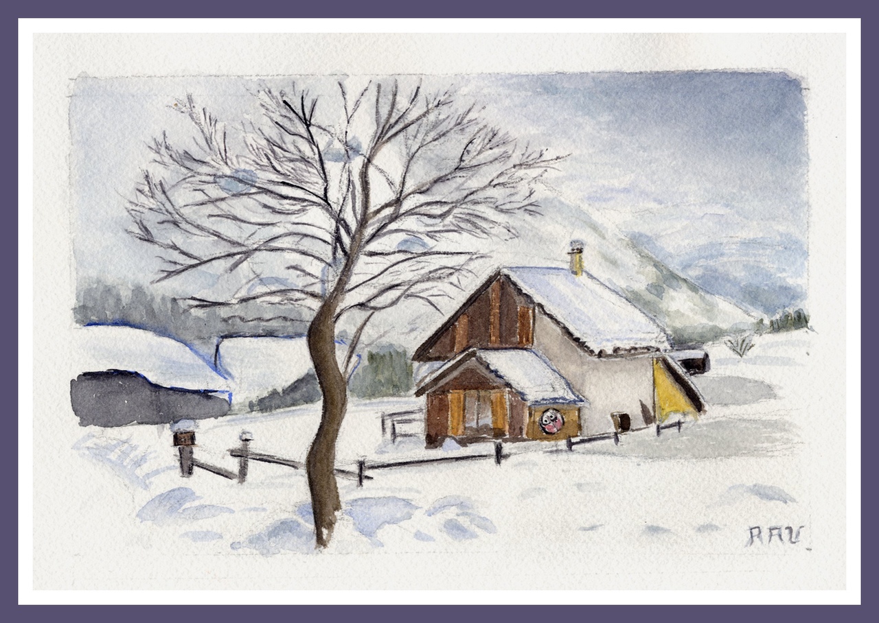 La Petite Coccinella - Aquarelle Christiane Rau 2026-03